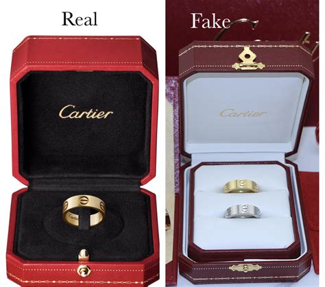 cartier 750 ring counterfeit.